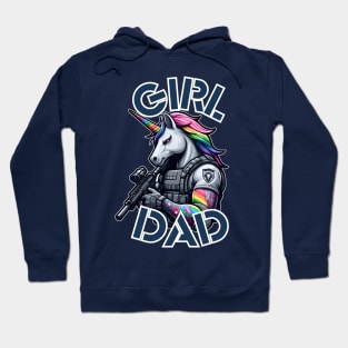 Girl Dad - Tactical Unicorn Hoodie